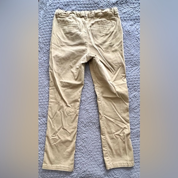 4 pr of The Children’s place flat from stretch chino pants 14 Husky uniform - Picture 2 of 10